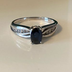 Sapphire and Diamond Ring